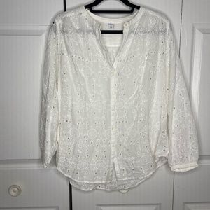 Button Down White Shirt - NEVER WORN / TAG ATTACHED